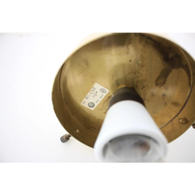 Mid-Century Modern Large Vintage Czech Glass Pendant, 1970s For Sale - Image 3 of 10