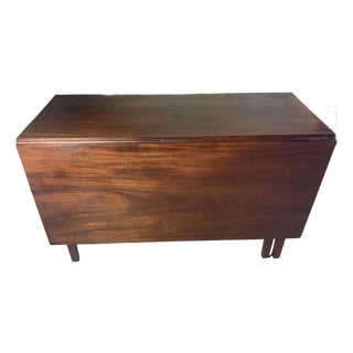 Early 19th Century Federal Mahogany Swing Leg Dining Table For Sale