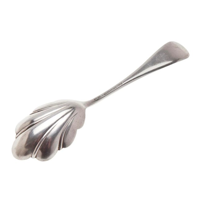 Antique Silverplate Berry "Rogers & Hamilton" Serving Spoon Chairish