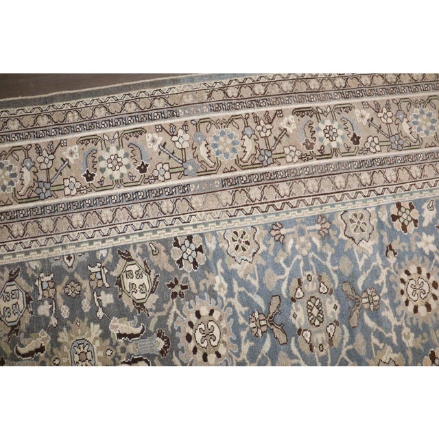 Early 20th Century Blue Oversize Malayer Rug 10' X 16'9'' For Sale - Image 5 of 11