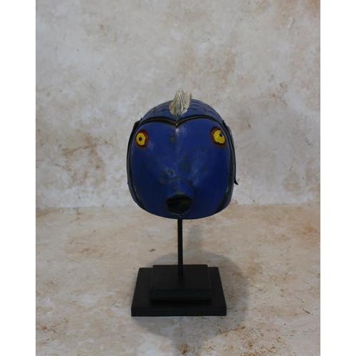 Mali Bozo Puppet Fish in Blue For Sale - Image 3 of 7