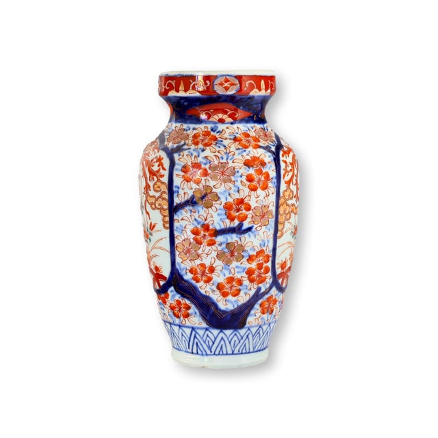 Japanese Antique Japanese Meiji Period Porcelain Vase For Sale - Image 3 of 4