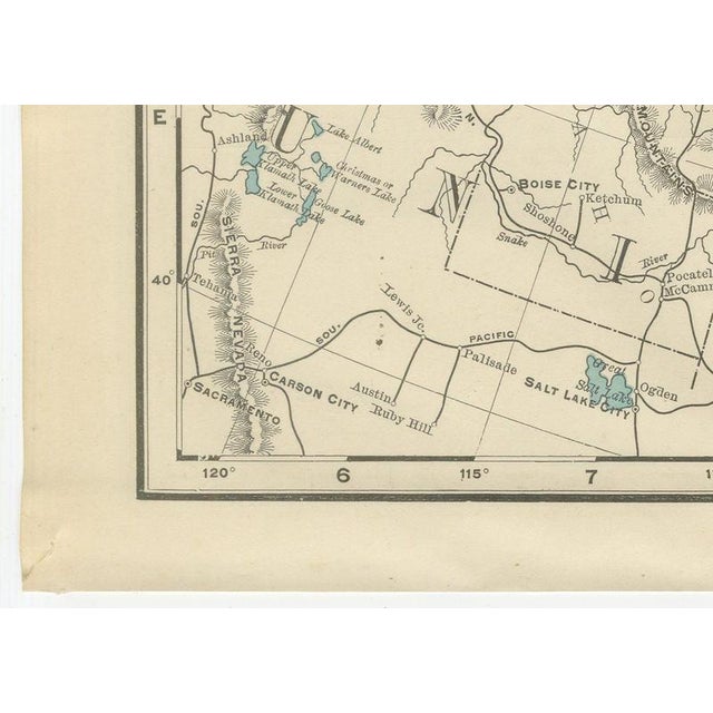 Antique Map of British America with Hudson Bay by Ran McNally, 1899 For Sale - Image 9 of 12