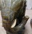 An antique pair of terra cotta glazed elephant garden stools. This charming odd couple are ready to adorn any space,...
