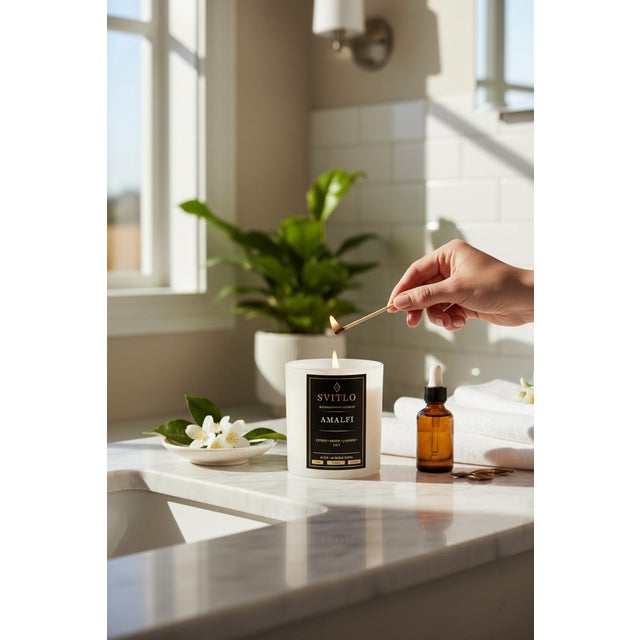 AMALFI is a bright, uplifting fragrance that transports you to the Italian coast. A refreshing blend of citrus, delicate...