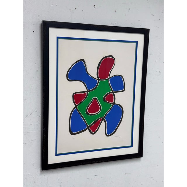 Dada Circa 1968 Man Ray “Due Figure” Custom Framed Lithograph + Signed For Sale - Image 3 of 12