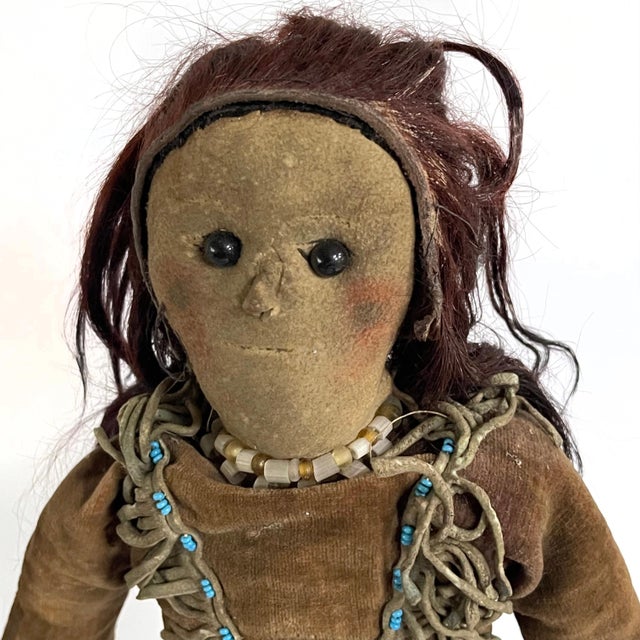 Antique Native American Plains Indian Doll For Sale - Image 9 of 13