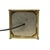 Gold Empire Table Lamp in Cut Crystal with Diamond Pattern and Gilt Bronze, 1890s For Sale - Image 8 of 17