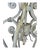 Early 20th Century Wrought Iron Chandelier 36" For Sale - Image 9 of 11