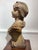 Sculpture Materials La Moisson Bust in Polychrome Gesso from Freres Citti For Sale - Image 7 of 14