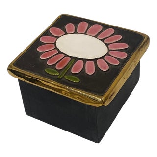 Ceramic Jewelry Box, 1960s For Sale
