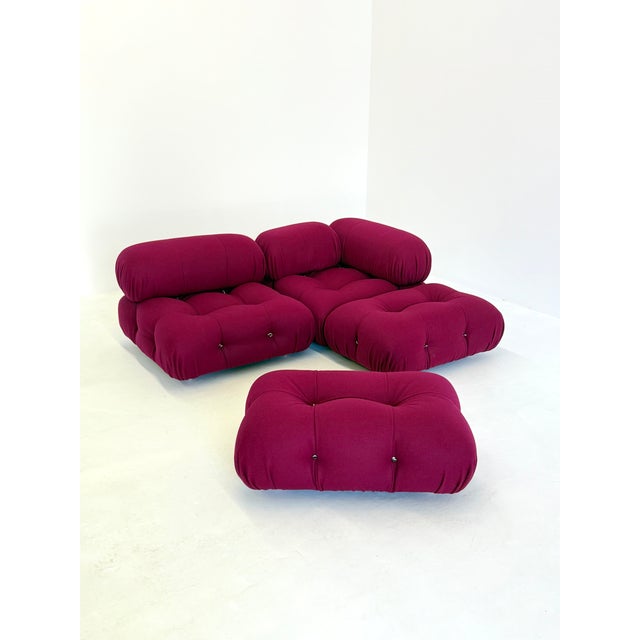 Red Camaleonda Modular Sofa in Bordeaux by Mario Bellini for B&B Italia, 2000s For Sale - Image 8 of 14