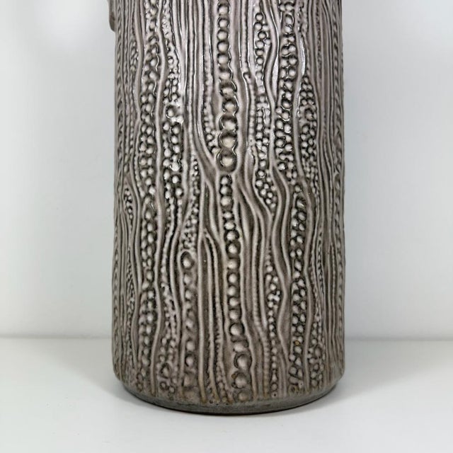 Brutalist Model 7652-45 Relief Floor Vase by Carstens Tönnieshof, 1970s For Sale - Image 11 of 14