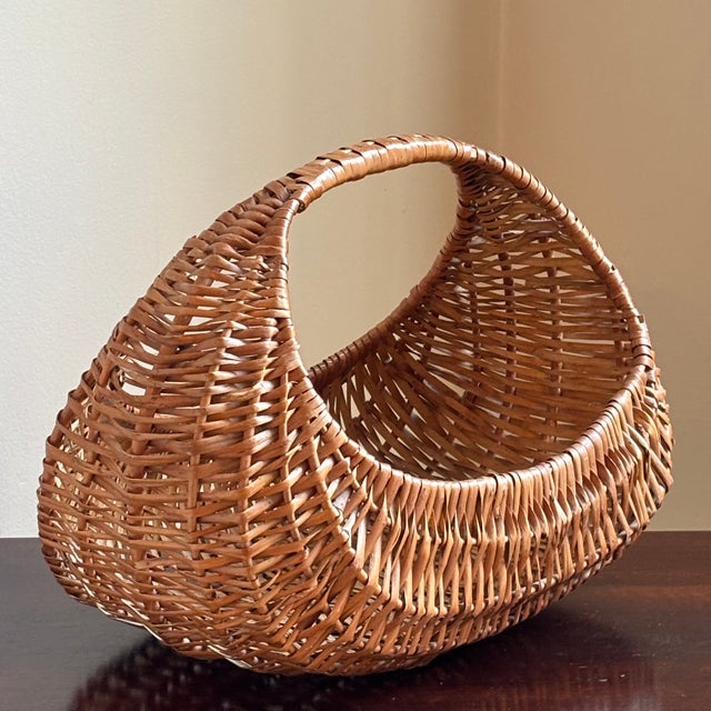 Early-20th Century French Style Market Basket For Sale - Image 4 of 15