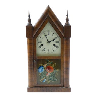 Early 20th Century Antique E N Welch Mantle Clock For Sale