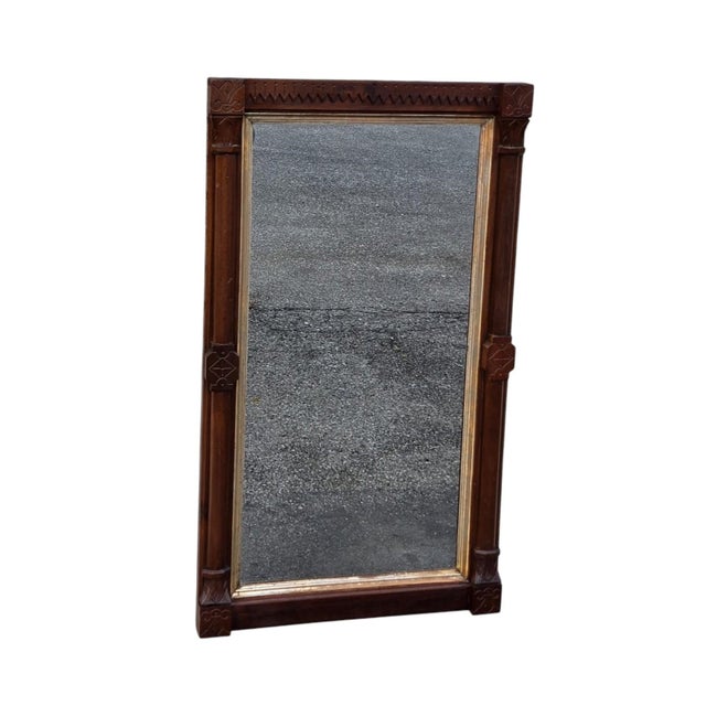 19th Century American Victorian Walnut Mirror. For Sale - Image 17 of 17
