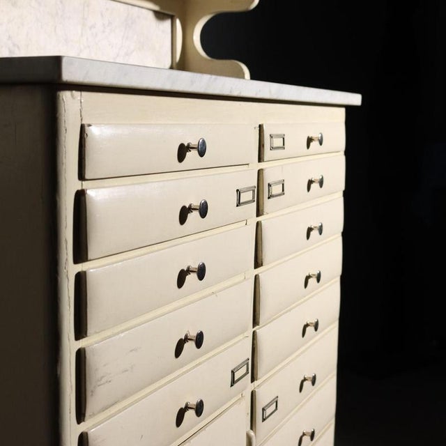 Stone Vintage Laboratory Cabinet, 1950s For Sale - Image 7 of 12