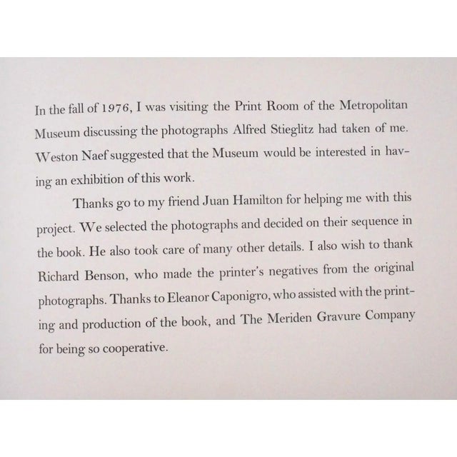 1970s Large Vintage Photogravure-"Georgia O'Keeffe" by Alfred Stieglitz (Usa 1864-1946) For Sale - Image 5 of 7