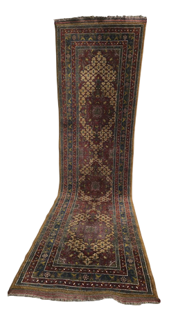 Tribal Runner Rug in Wool