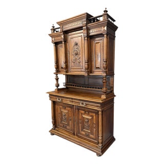 Large Gründerzeit Neorenaissance Sideboard in Walnut, 1880 For Sale