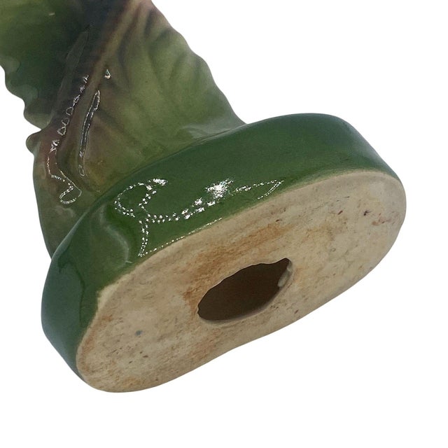 Pair of Mid 20th Century Matching Miniature Pink Flamingo Ceramic Tabletop Figure Statues For Sale In Los Angeles - Image 6 of 13