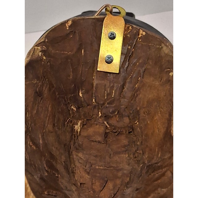 Authentic Baule Goli Kpan Ritual Mask Ivory Coast Hand Carved Wood 14.5" X 4.5" For Sale - Image 18 of 18