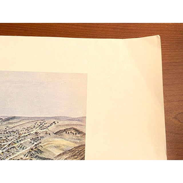 Blue 1869 Bird's-Eye View Map of Hannibal, Missouri Reproduction For Sale - Image 8 of 11