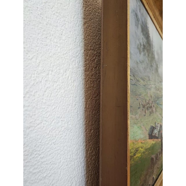 Leonardo Roda, La Conca del Breuil, Oil on Canvas, Framed For Sale - Image 8 of 12