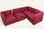 Stunning modular sofa composed of four independent elements, produced by Airborne in the 1970s. with its generous and...