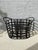 Mission 1990s Dark Brown Wrought Iron Woven Metal Magazine Rack Basket For Sale - Image 3 of 9