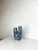 Mid-Century Modern Sculptural Blue Glazed Ceramic Vase by Dale, Denmark, 1970s For Sale - Image 3 of 12