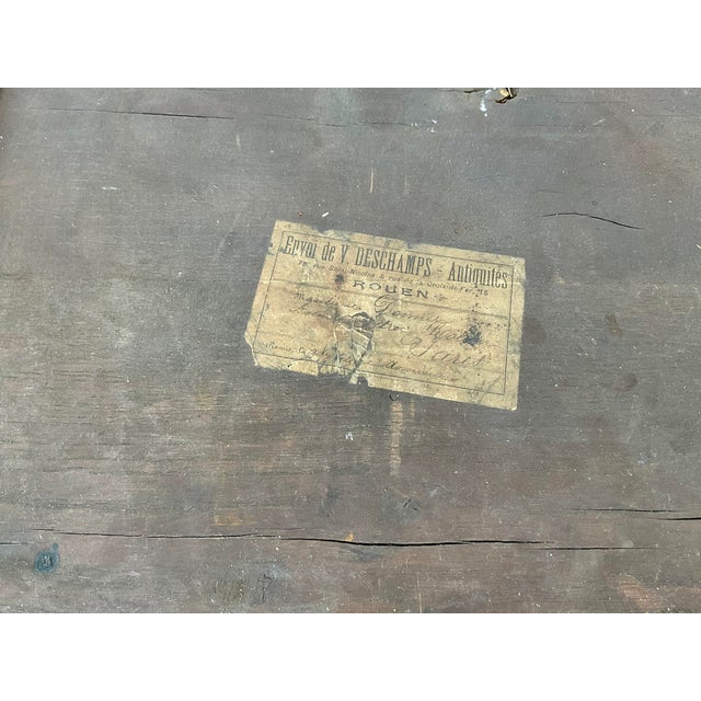 French Louis XVI Painted Sideboard - Enfilade With Marble Top 19th Century For Sale - Image 12 of 13