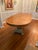 Wood Vintage Hollywood Regency Satinwood Extension Dining Table and 8 Cane-Back Chairs For Sale - Image 7 of 12