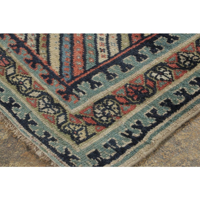 Traditional Antique Persian Kurdish Runner Rug With Linear Geometric Design - Rug & Kilim For Sale - Image 3 of 7