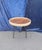 1970s Vintage Round Side Table with Oak Top, 1970s For Sale - Image 5 of 5