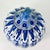 Royal Blue 1980s Vintage Chinoiserie Boho Chic Hollywood Regency Blue & White Pumpkin, Halloween & Thanksgiving For Sale - Image 8 of 11