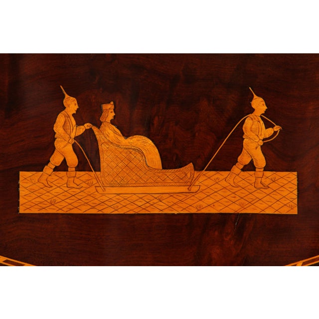 Mid 19th Century Side Table with Tunbridge Marquetry, 1850 For Sale - Image 9 of 18