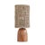 Kombu Natural Raffia and Wood Small Table Lamp For Sale In Los Angeles - Image 6 of 6