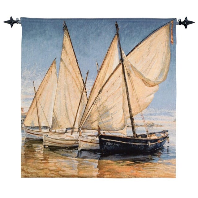 This beautiful tapestry is woven on a jacquard loom by skilled weavers, keeping alive the centuries old tradition of...