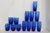 Mid 20th Century Cobalt Blue Glass Tumblers Bar Cups Mid Century Modern Drinkware - Set of 13 For Sale - Image 16 of 16