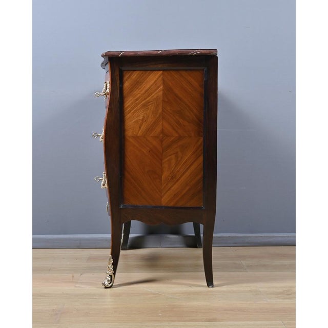 Small Marquetry Commode, 1850s For Sale - Image 18 of 18