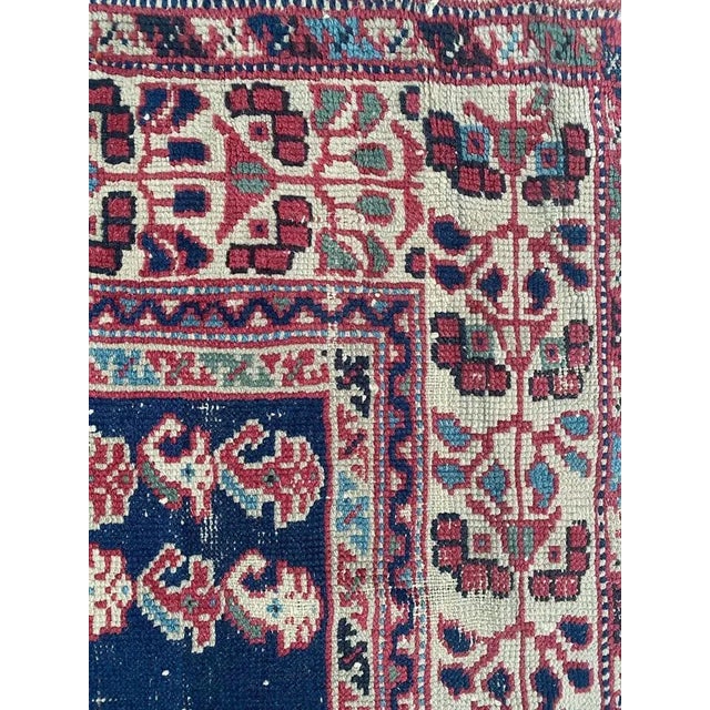 Vintage Wool Turkish Rug, 1940s For Sale - Image 6 of 16