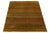 This elegant hand-knotted wool rug features a contemporary design. It showcases a meticulously crafted field in goldenrod,...
