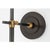 Thomas O'Brien for Visual Comfort Signature Bryant 27" Cordless Tail Sconce in Bronze and Hand-Rubbed Antique Brass with Linen Shade For Sale - Image 11 of 13