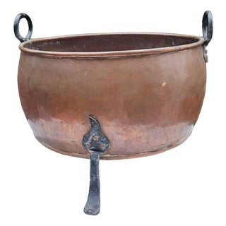 Art Deco Copper Pot, 1920s For Sale