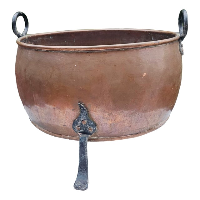 Art Deco Copper Pot, 1920s For Sale