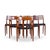 Niels Moller Models 75 and 78 Danish Teak Dining Chairs - Set of 6 Each armless chair measures: 19.25 wide x 19 deep x...