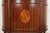 Imperial Furniture French Regency Louis XVI Mahogany and Inlaid Marquetry Demilune Cabinet, Newly Refinished For Sale - Image 9 of 14