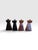 1960s Mid 20th Century Makonde Hand-Carved African Figural Wood Chess Set, Tanzania, 32 Pieces For Sale - Image 5 of 9