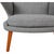 Papa Bear Chair in Grey Hallingdal Fabric by Hans Wegner, 1970s For Sale - Image 9 of 18